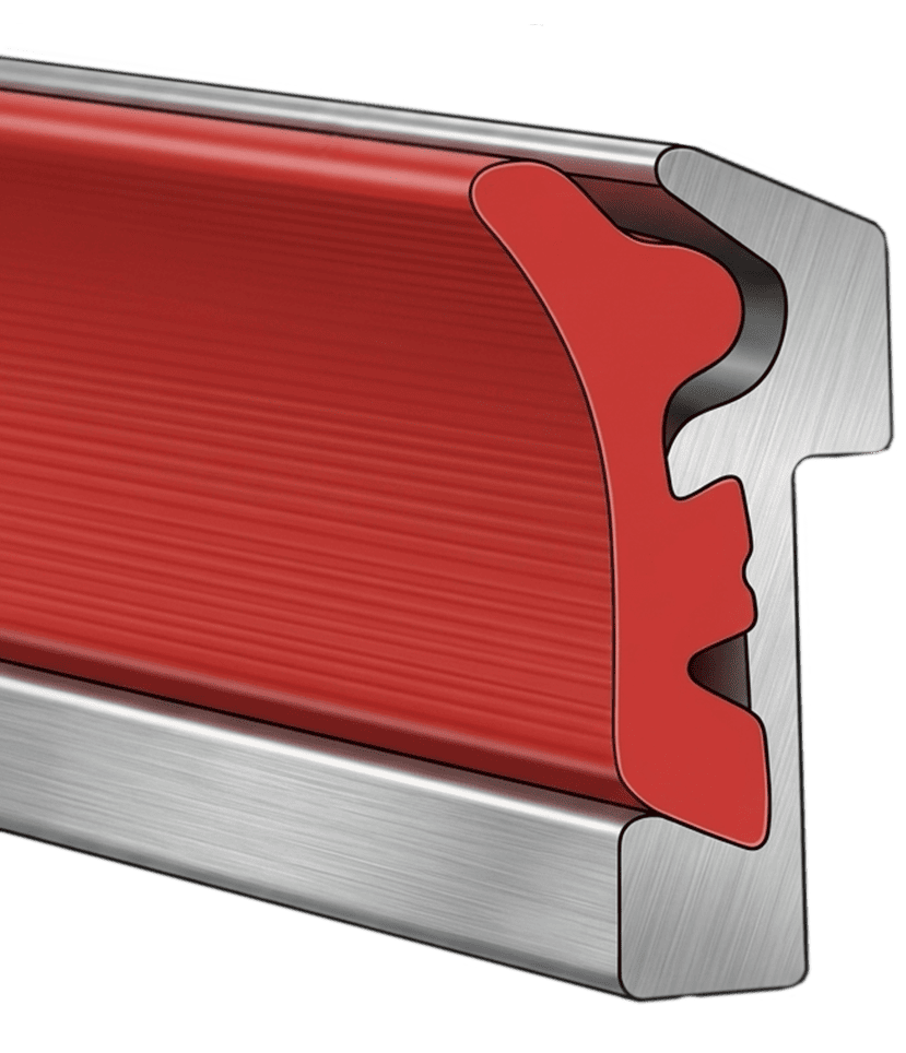 Скребок C2 PU 7х10х13 и профиль 7х10х13